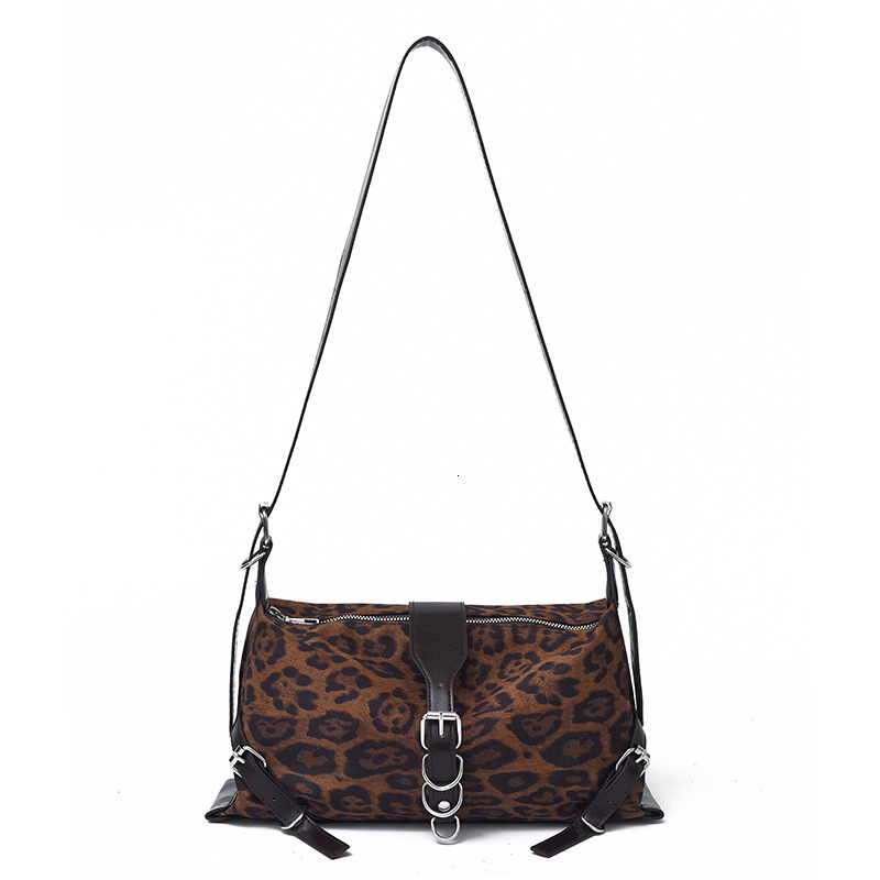 Spring Popular Leopard Print Large Capacity Luxury Bag Backpack For Women 2025 New Versatile Crossbody Casual Single Shoulder New Free Delivery Design