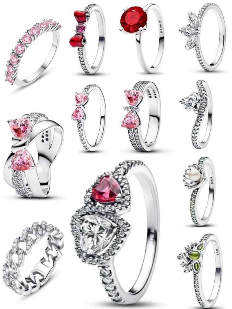 New 925 Sterling Silver Rings Shell White Ring For Women Original Wedding Jewelry AccoriesXJ250514