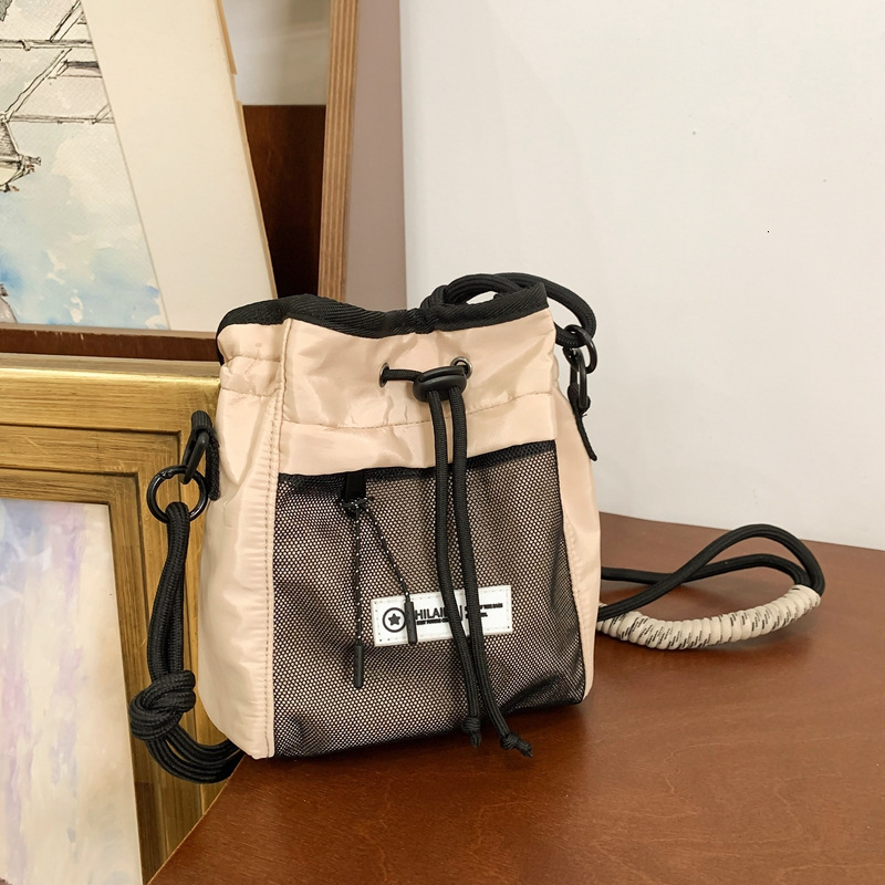 2025 New Women's Bag Functional Work Bag Student Crossbody Bag Designer Fashion Sports Single Shoulder Small Backpack Trendy Personalized Small C