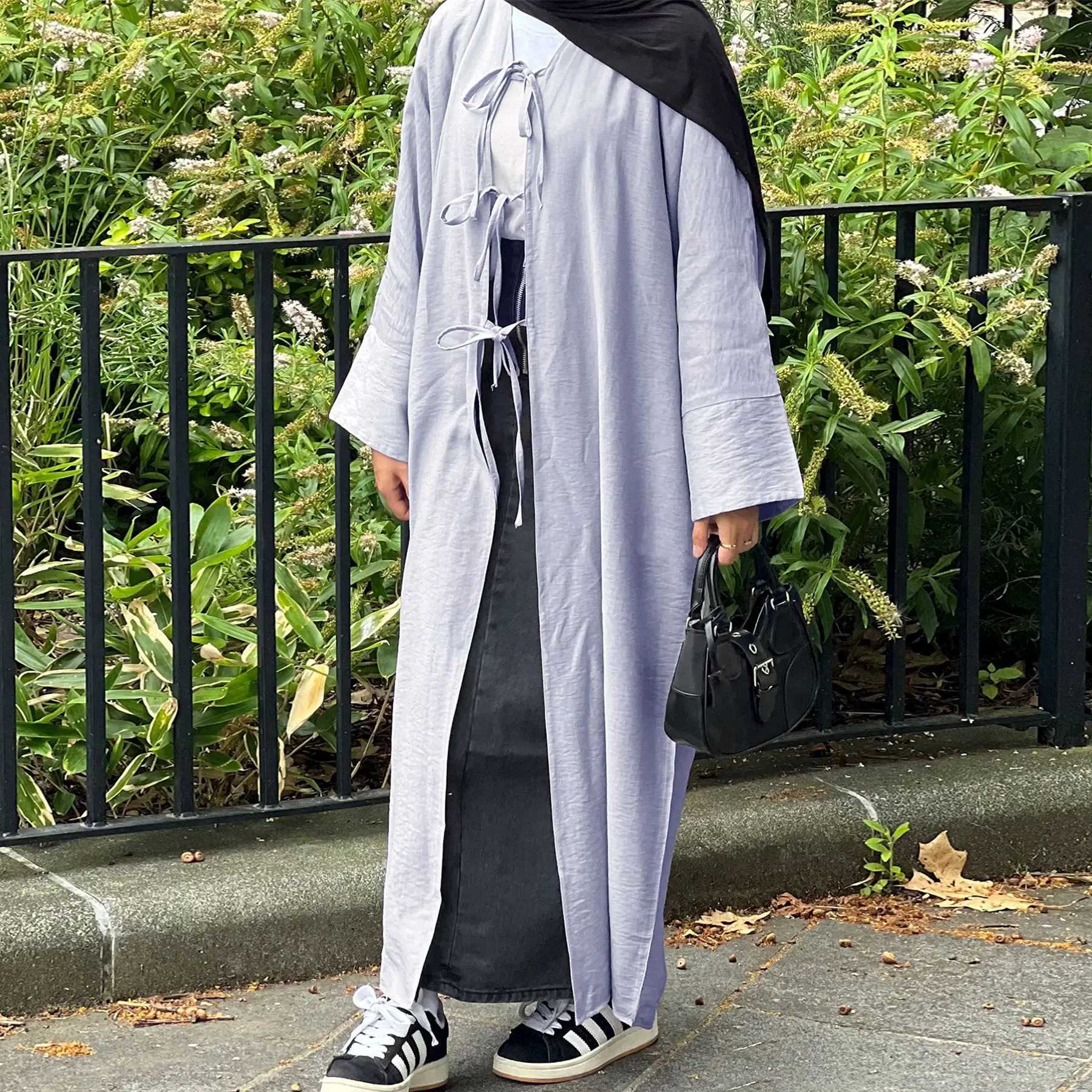 Dubai Open Kimono Abaya Cardigan for Muslim Women Dress Eid Djellaba Islam Clothing Arabic Robe Ka Jalabiya Musulmane Femme X250514