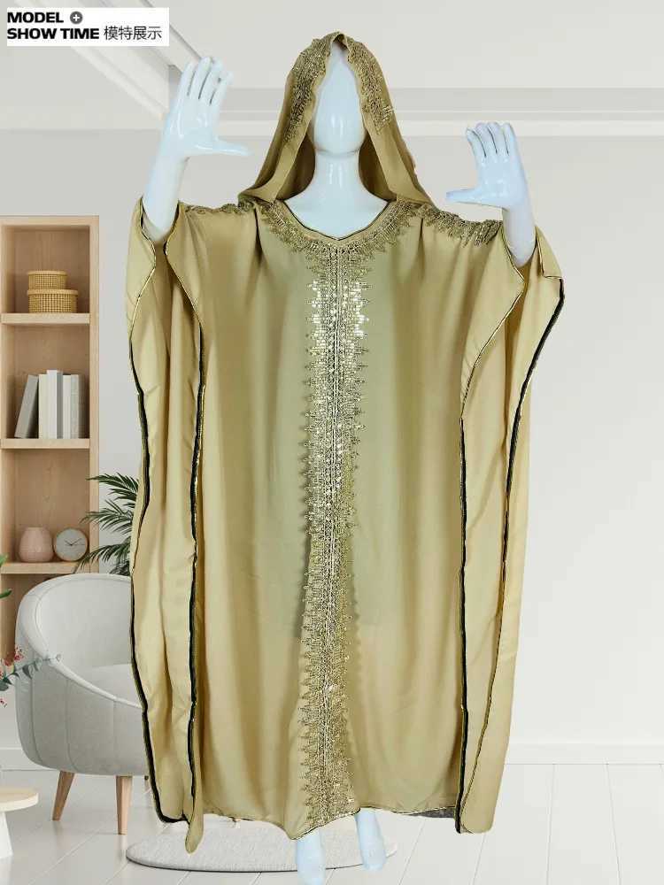 Eid Hooded Abaya Women Muslim Boubou Djellaba Long Maxi Dress Turkey Dubai African Kaftan Islam Morocco Caftan Jalabiya Clothing X250514