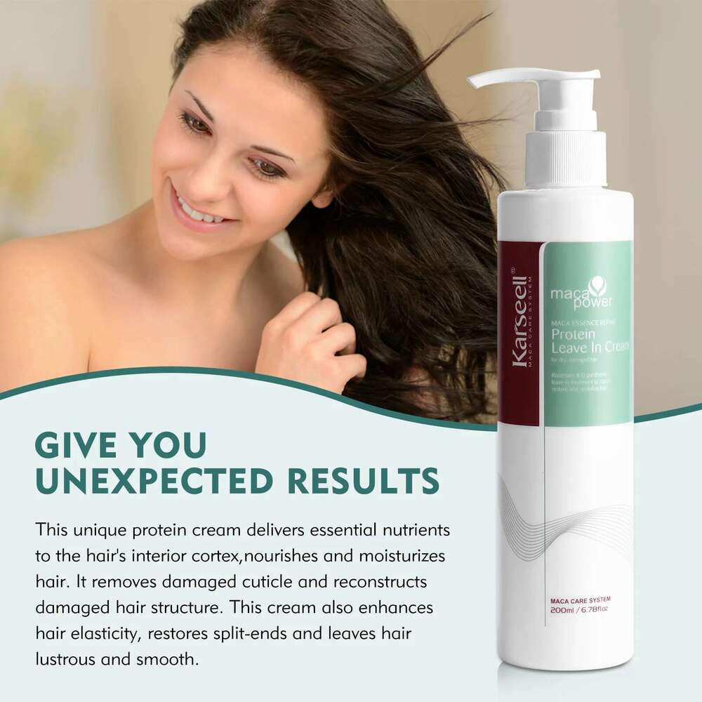Karseell Leave In Conditioner Repair Treatment Natural Essences Organic Protein Cream For Dry Damaged Hair