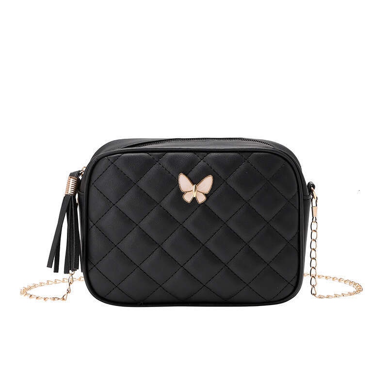 Lingge Chain Camera 2024 Ladies Fashion Small Leisurely Simple Embroidered Phone Bag