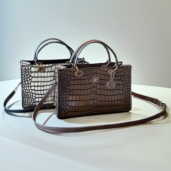 Free shipping on 2025 new designer bags Light luxury leather handbag women's 2025 niche high-end sense large capacity crossbody versatile tote ba