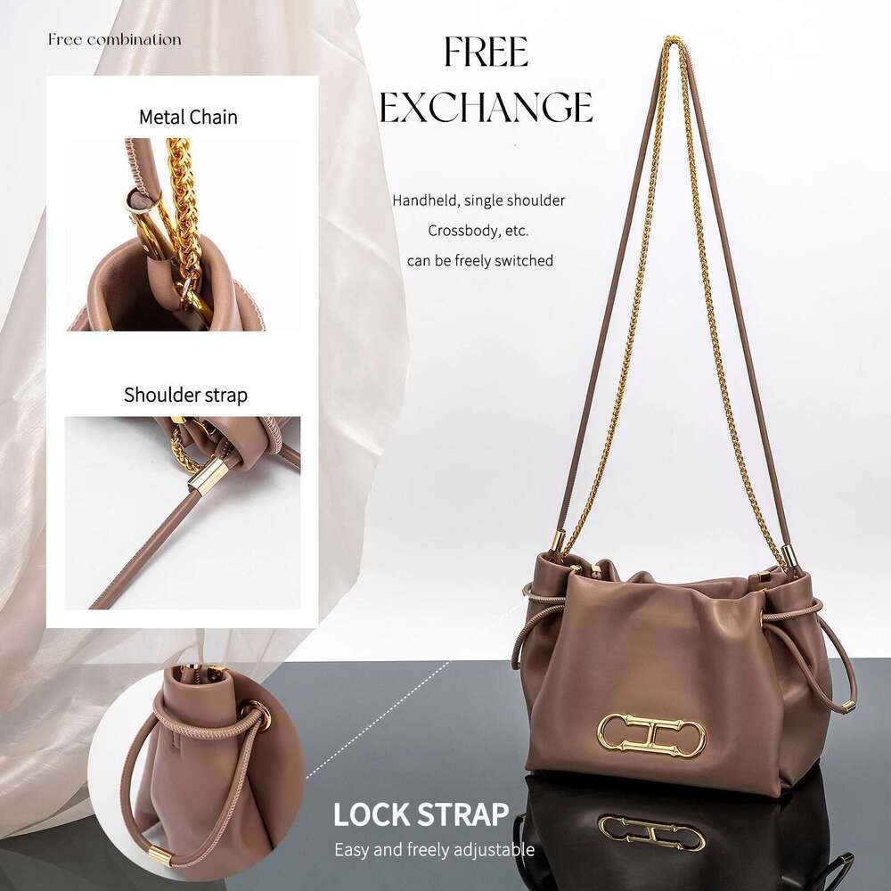 CHCH Women's Shoulder PU Cloud 2024 New Crossbody Bag Party Wallet 250514