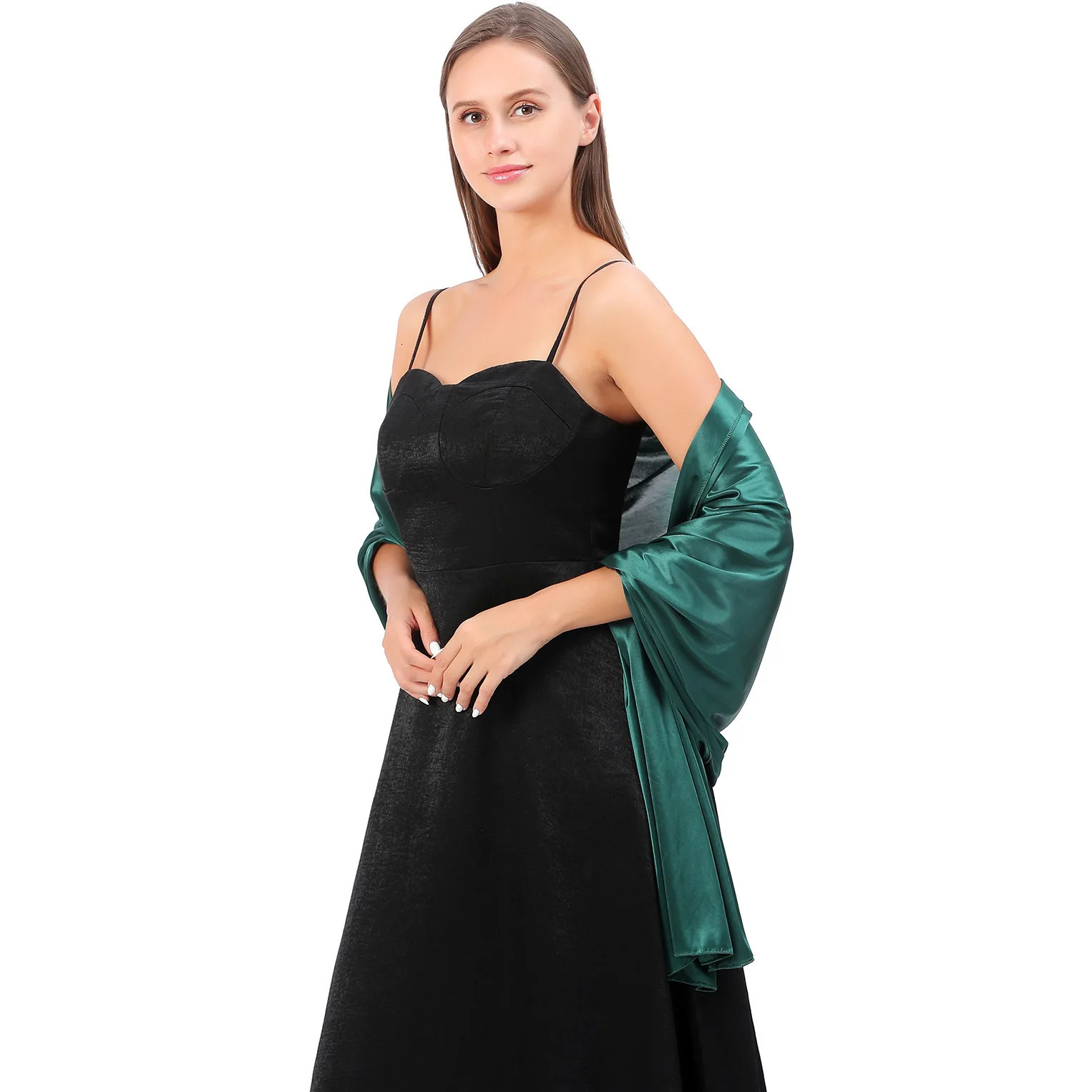 Elegant Silky Evening Dresses Shawls for Women Wedding Party Shawl Bride Bridesmaid Boleros Shrugs Banquet Capes Wraps 250514