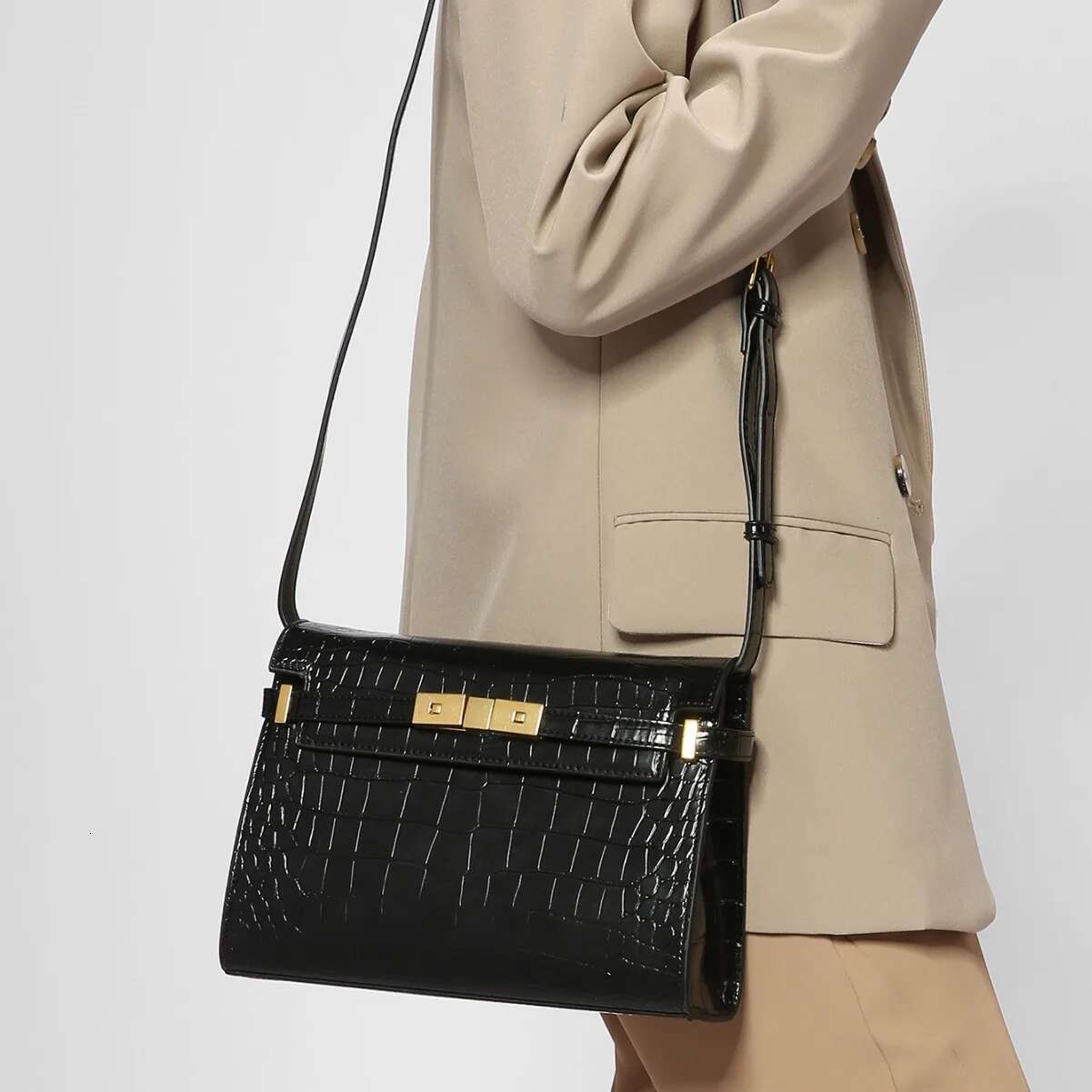 Brand Designer Handbags, High-Quality Square Commuter Bags, Fashionable Women's Shoulder Crossbody Bags