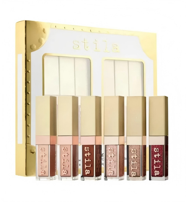 Stila Eye Shadow 6 pieces Eye For Elegance Shimmer Glitter Liquid EyeShadow Travel Set makeup Glow Eye Cosmetics