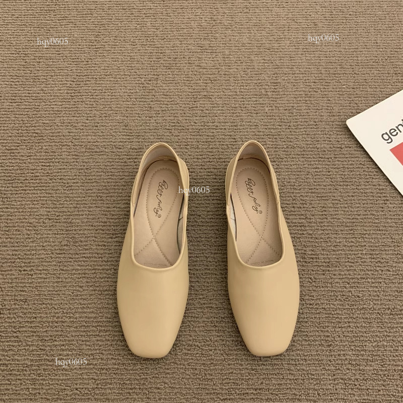 Top brand high-quality new-style designer new shoes with soft leather and soft soles for women in spring 2025, women's bean shoes new fashion sho