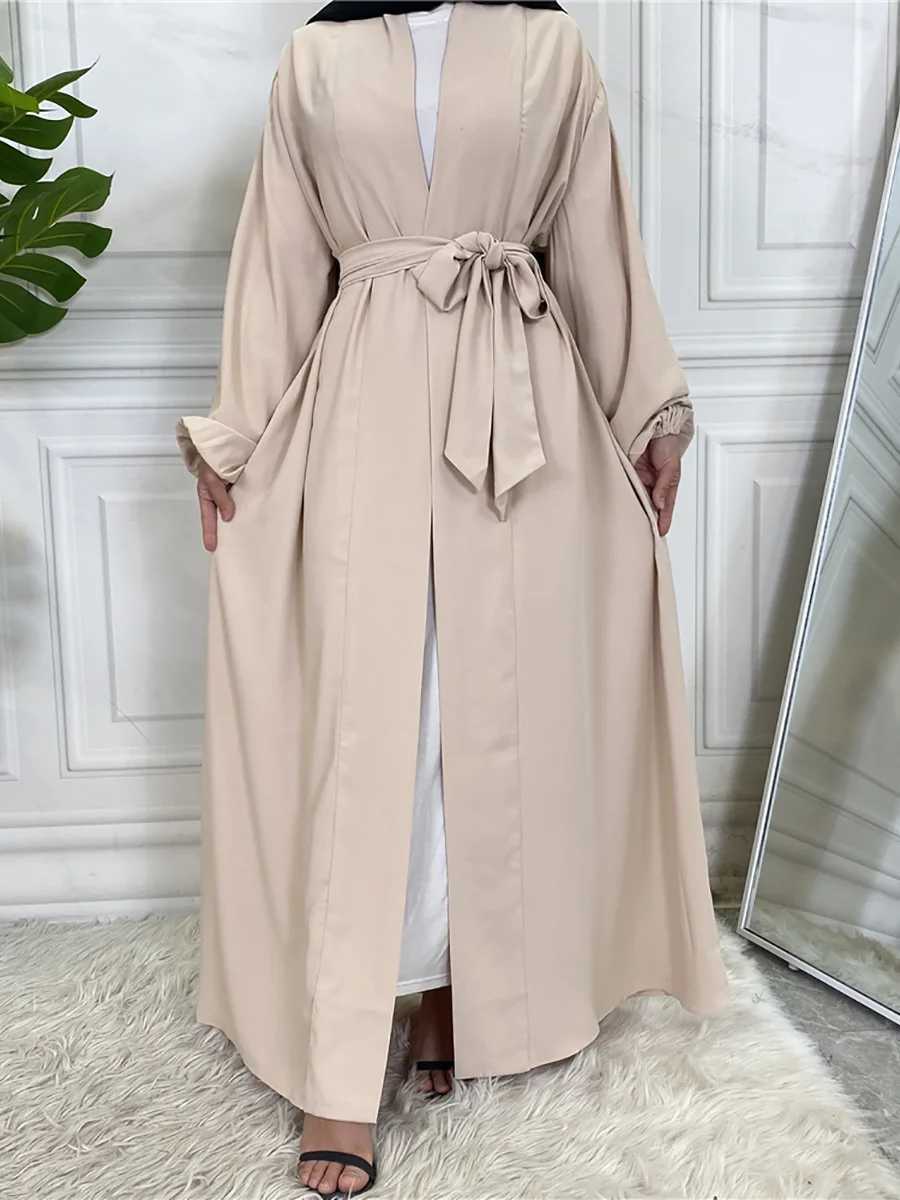 2025 Modest Abaya Ramadan Dubai Robe Femme Musulmane Turkey Kaftan Islamic Clothing Muslim For Women Kimono Caftan Marocain Cardigan X2505141