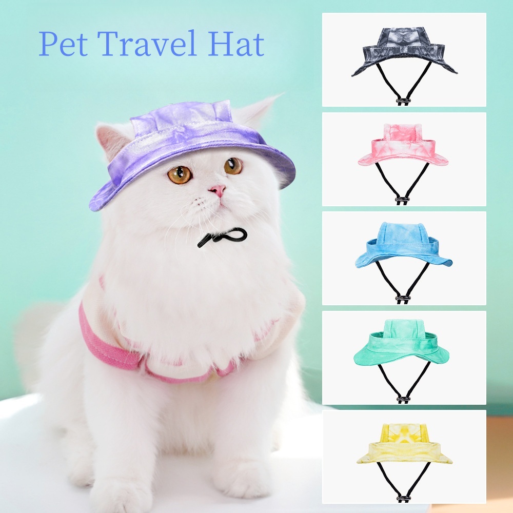 Cute Adjustable Baseball Hat for Dogs - UV Protection Sports Visor Cap with Ventilation