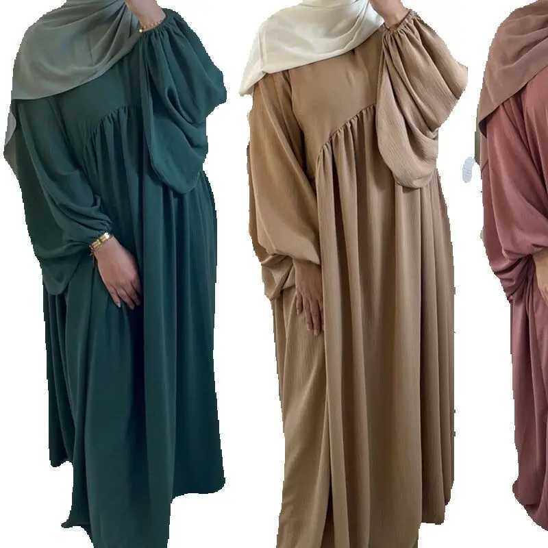 Muslims Women Long Abayas Ramadan Prayer Kaftan Dersses for European Clothing Fashion Black Grn Caftan Marocain X250514