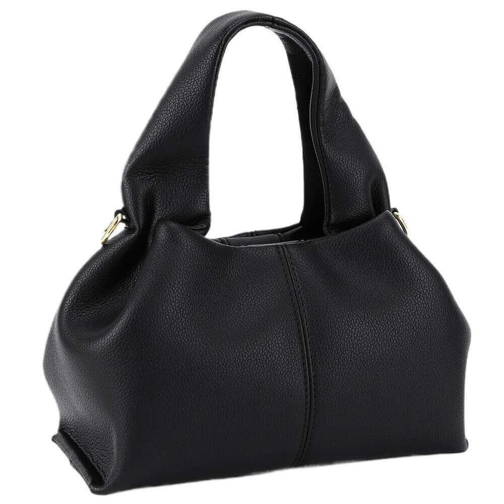 Fashion Clouds Shoulder Ladies Retro Crossbody French Niche Hundreds Pure Colour Lunchbox Bag PU