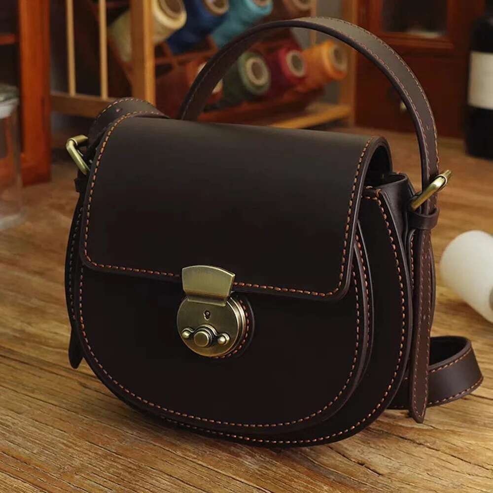 Leather Handbag Ing Kit Easy Making Handicraft Bag All Accessories Homemade For Women Lady Girl