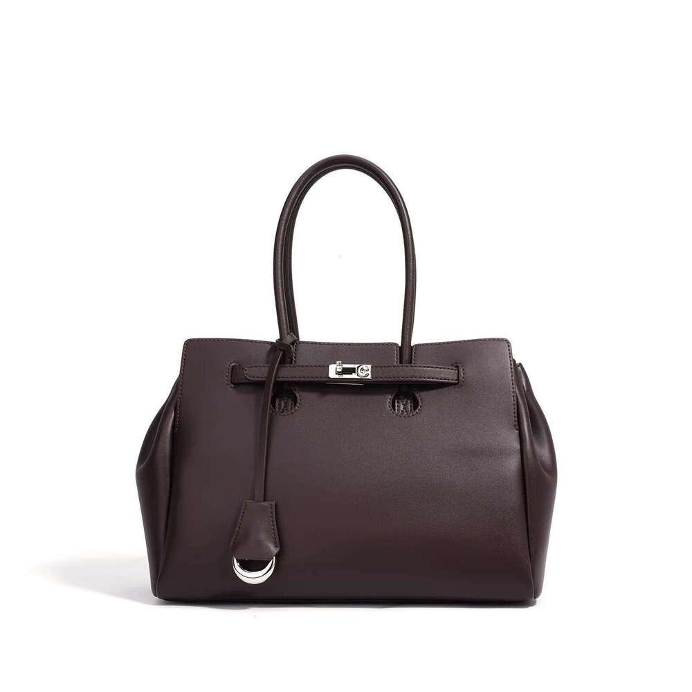 Handbag Large Capacity Tote Real Leather Commuter Women's Designer Bag Shoulder High End Female Bags