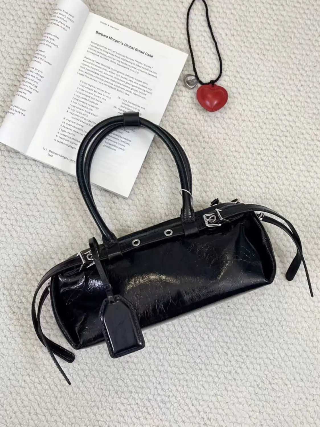 JIAERDI High Street Brown Y2k Hand Bag Wen Hot Girls Pu Leather Handle Chic Casual Handbag Fem Fiable Underarm Bag New Z250514