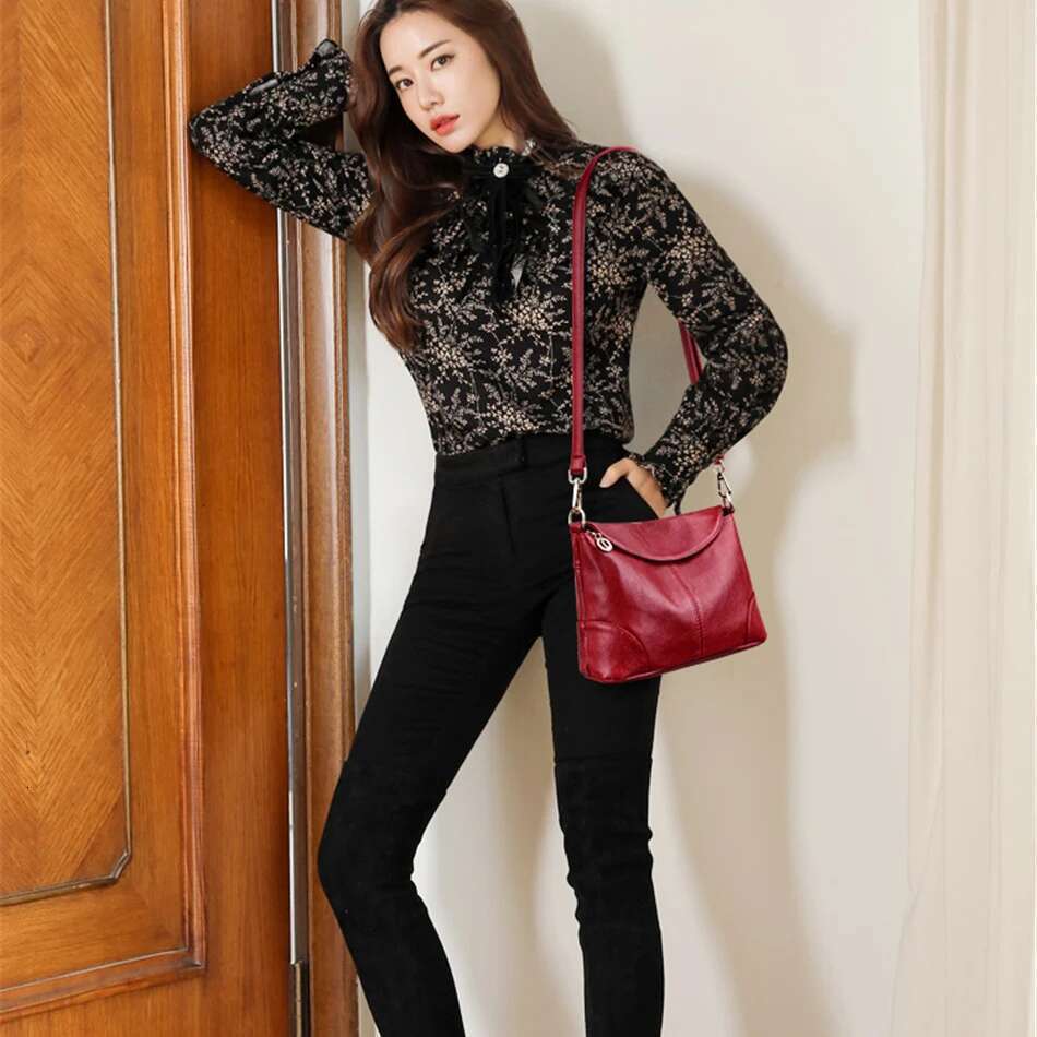 Leather Handbags Designer Messenger Bag Small Ladies Shoulder Hand Crossbody Bags For Women bolsas de mujer