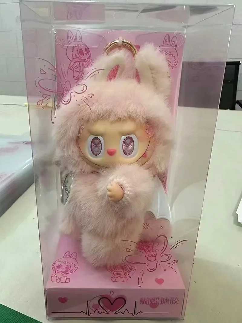 Labubu Pink Angel High Quality Diy Doll Handmade Sewing Blind Box Kawaii Macaron Vinyl Doll Angel In Cloud Figures Pendant GiftsC250514
