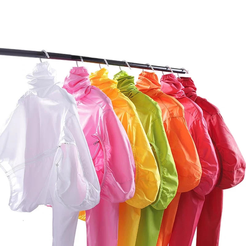 Camping Sun Protection Clothes Thin Lightweight Breathable Jacket Men Women Quick Dry Hiking Sport Coat Windbreaker Anti UV 250513