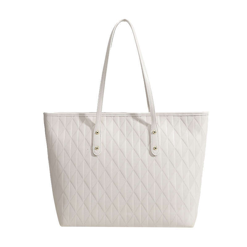 Women's Bags Designer Large Capacity Commuting Tote For Women New Handbag, High-End, Fashionable And Versatile Diamond Grid Shoulder Bag