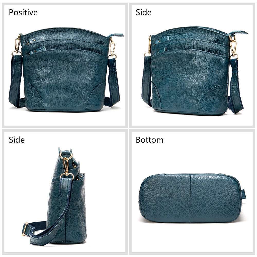 WESTAL Genuine Leather Women Mini Shoulder Designer Bag Four Seasons All-In-One Ladies Crossbody Purse