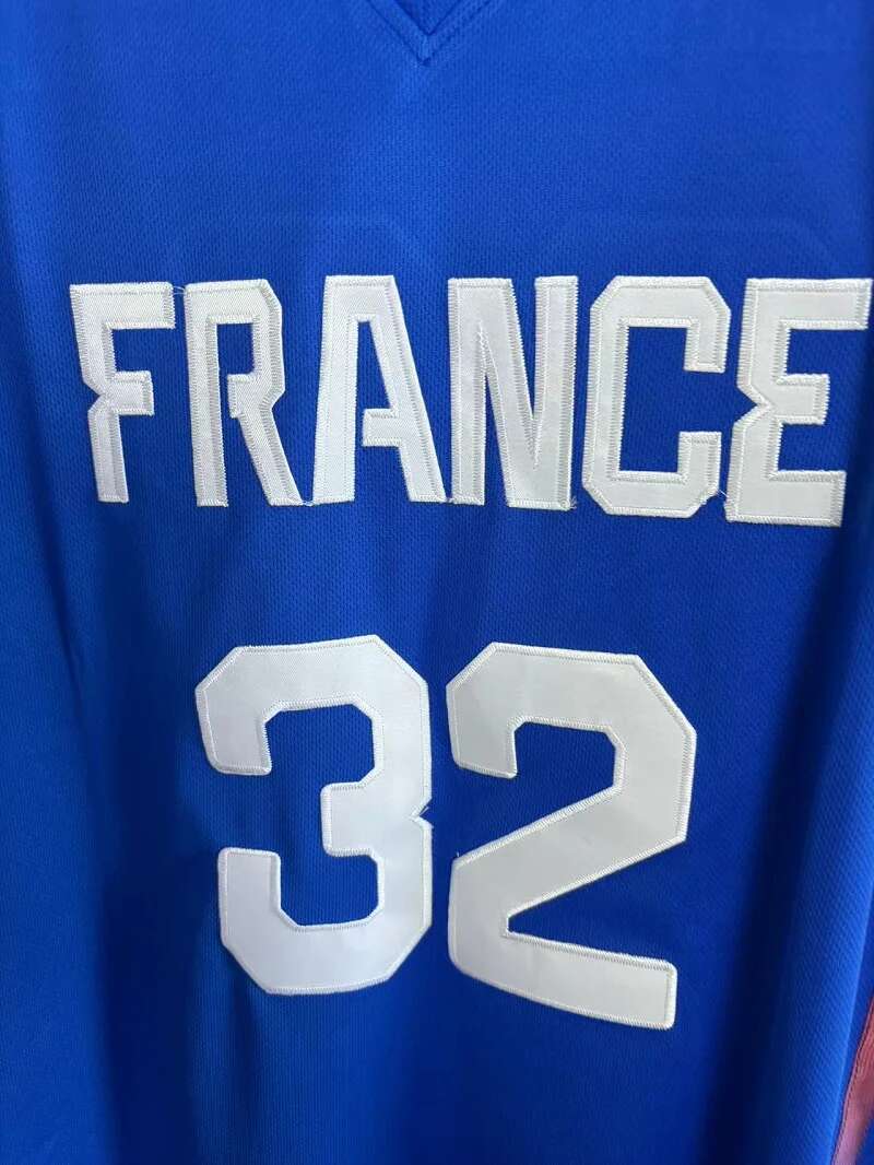 Basketball Jerseys 2024 France 34 WEMBANYAMA Jersey Sewing Embroidery Cheap High Quality Outdoor Sportswear Light Blue