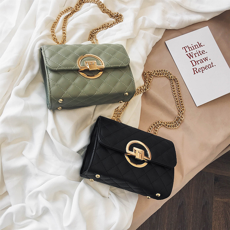 Free Delivery Designer Bag Women's 2019 Fashion Crossbody Trendy Instagram Western Texture Chain Internet Famous Small Bag Luxury Bag