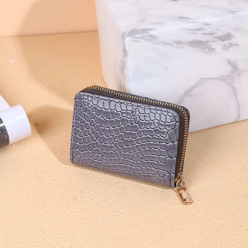 2023 New Embroidered Short Pu Soft Leather Purse Ultra-Thin Women'S Small Wallet Card Coin Bag Portable Storage Wallets