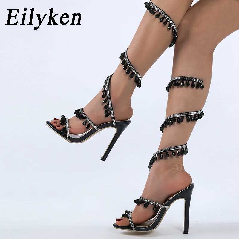 Similar New Summer Open Toe Woman Sandals Fashion Sexy CRYSTAL String Bead Nightclub Party Catwalk Thin High Heels Shoes W250514