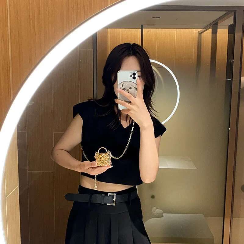 Metal Shoulder Fashion Bags for Women High Quality Crossbody Designer Clothing Accessories Satchel Cute Mini Dia Bag