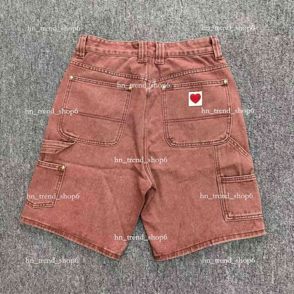 carharttshorts men's women's summer new Harajuku men's basketball shorts streetwear men's women's denim shorts hip hop pocket