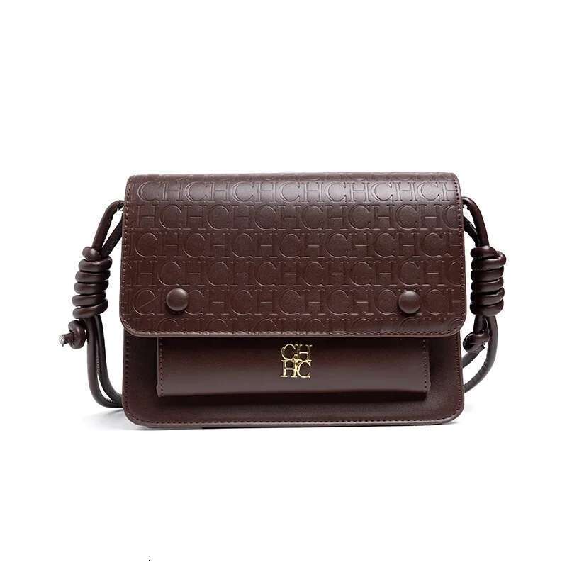 CH Letters Printing Design Crossbody High Fashion Versatile Commuter Premium Sense Women's Casual Shoulder Bag