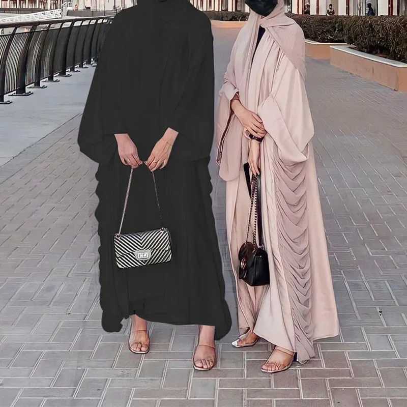 Kaftan Dubai Open Abaya Women Muslim Kimono Cardigan Maxi Dress Turkey Caftan Eid Ramadan Islamic Clothing Robe Gown Jalabiya X250514