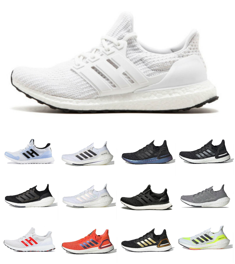 Designer Ultrasboost 20 21 UB 4.0 6.0 Running Shoes Men Women Ultra Se Triple White Black Solar Grey Orange Gold Metallic Run Chaussures casual shoe Trainers Sneakers