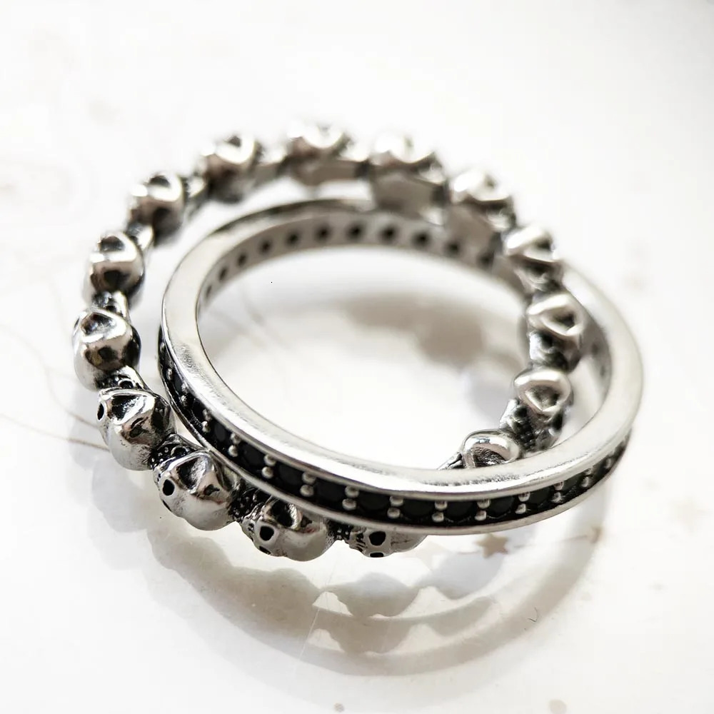 Ring Skull United Forever Europe Style Rebel Fine Jewerly For Men Women Autumn Gift In 925 Sterling Silver 250509