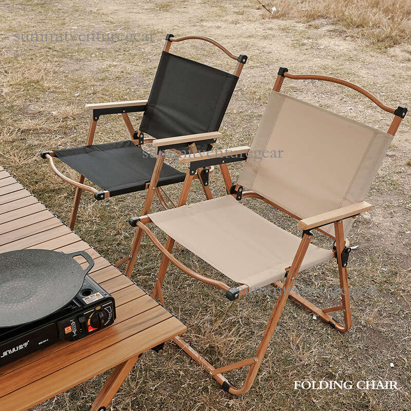Outdoor folding ultra lightweight carrying aluminum alloy seat equipment camping picnic leisure Kemet chair set