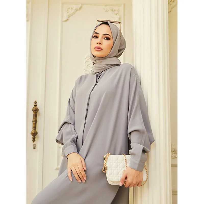Abaya Dress Muslim Fashion Robe Abaya Ramadan Ladies Long Slve Islamic Dress Middle East Abayas Women Clothing Without Hijab X250514