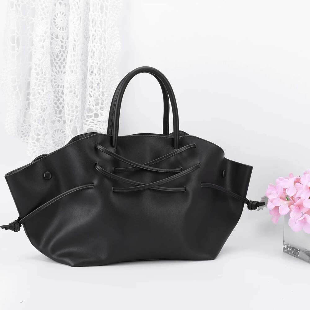 Women Casual Satchel Solid Color PU Drawstring Fashion Hobo Bag Detachable Shoulder Strap For Outdoor Travel