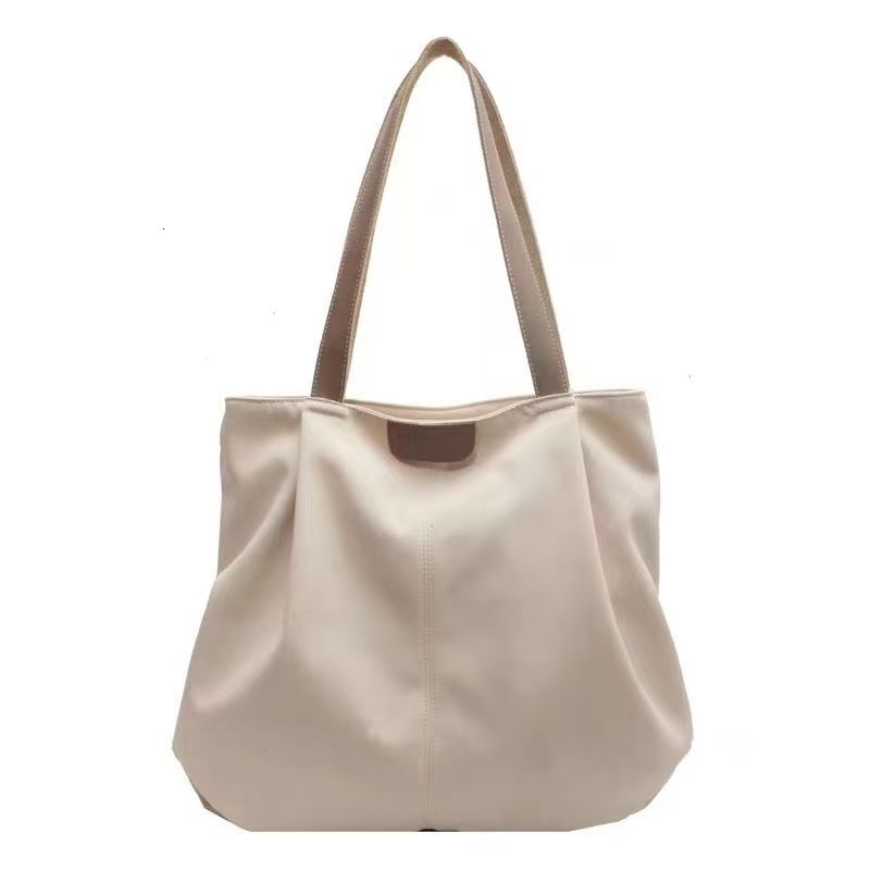2025 New Large Capacity, Simple, Multi functional, Versatile College Student Handbag, Commuter Shoulder Bag, High end Design, Fashion Shopping Bag