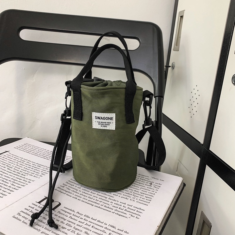 Crossbody bag for men, niche design, bucket workwear, functional style, mobile phone women's sports single shoulder bag, trendy brand