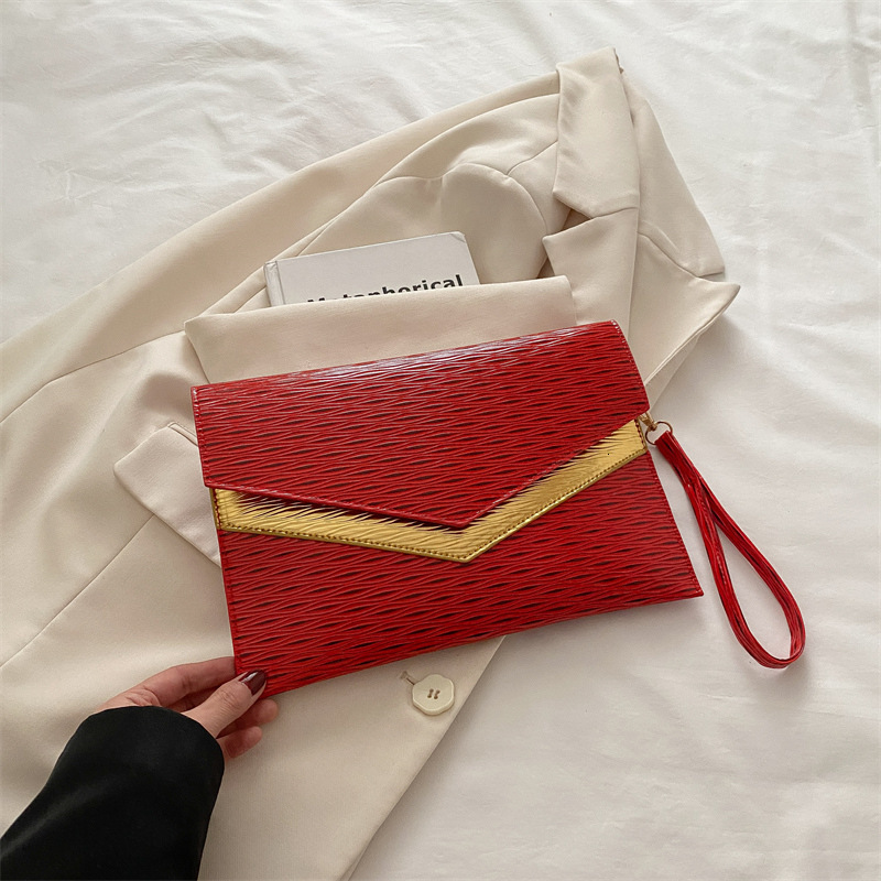 Luxury Bag Spring And Summer Handheld Envelope 2025 Western Korean Edition Personalized Fashion Casual New Free Delivery Designer Bag Style Color Cont