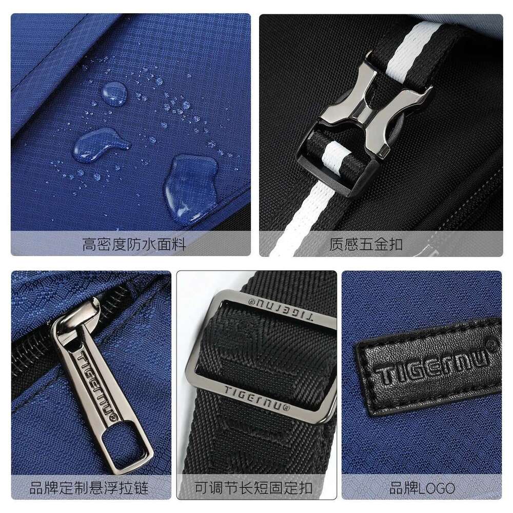 Tigernu Shoulder Light Weight Chest Bags For Men Casual Sling Male Crossbody Laptop Bag Messenger