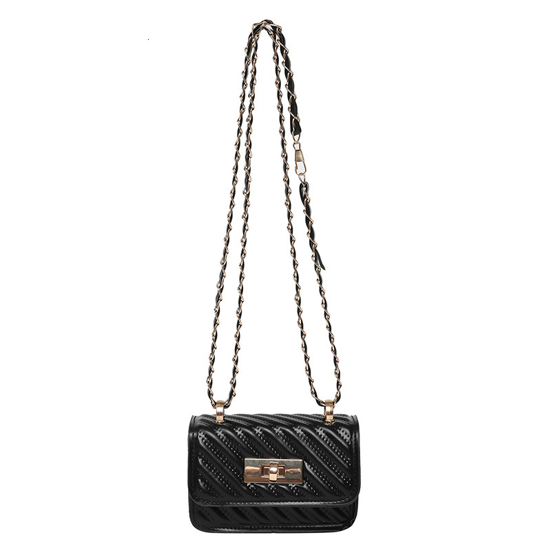 Ling Grid Chain For Women's Spring Summer 2025 New Free Delivery Designer Bag New Style Fashionable Luxury Bag Highend Ins Crossbody Versatile Mi