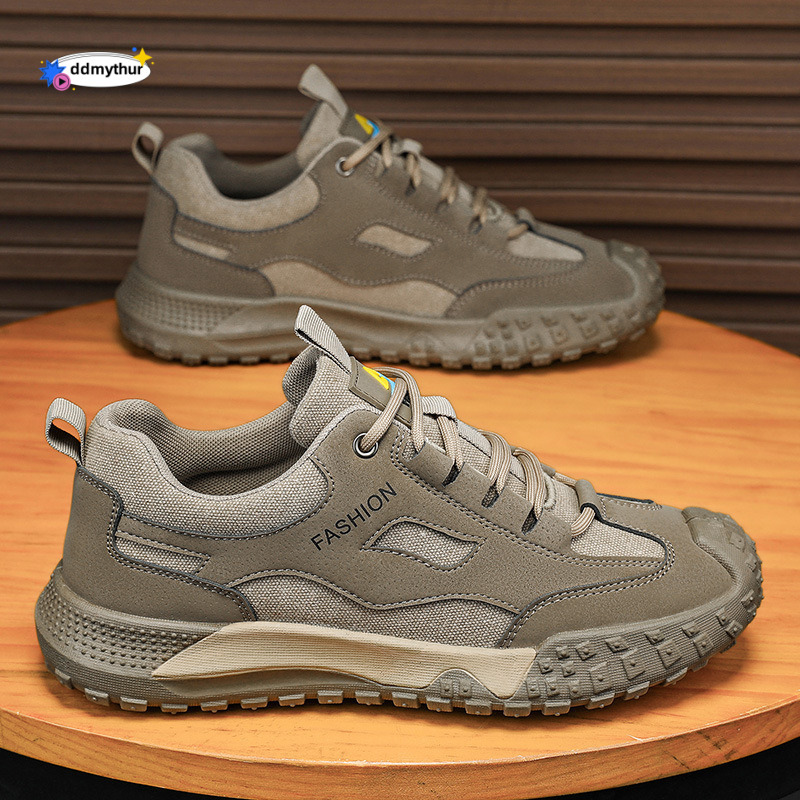 Labor protection for men, breathable, wear-resistant, lightweight, construction site men's shoes, summer mesh safety welding work shoes ddmythur
