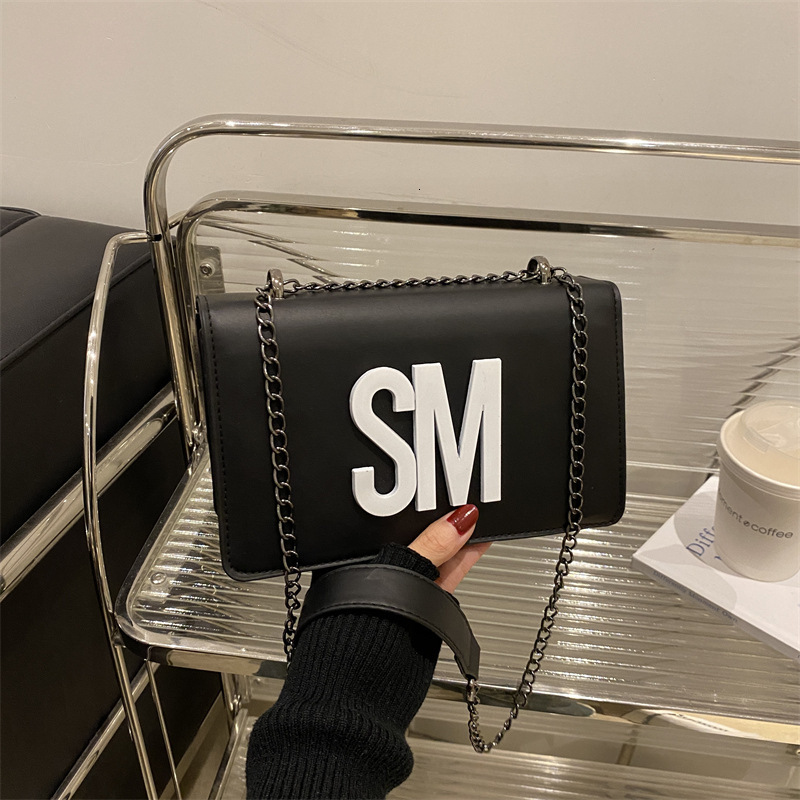 Trendy And Versatile With Texture Small Square Casual Light Luxury Bag Luxury Crossbody New Free Delivery Designer Bag Bag Wide Shoulder Strap Letter 
