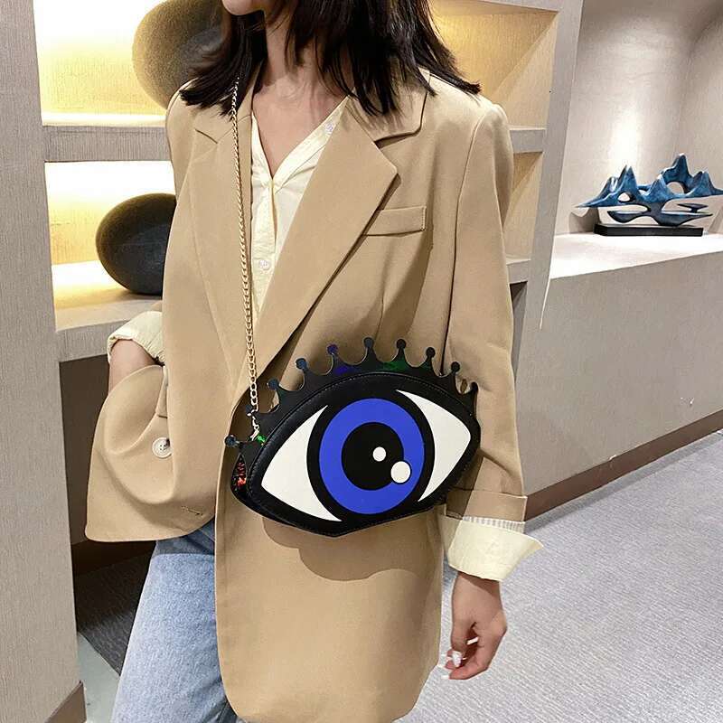 Eye Women Small Shape Fashion PU Leather Chain Bags Mini Shoulder Ladies Crossbody Messenger Bag purse