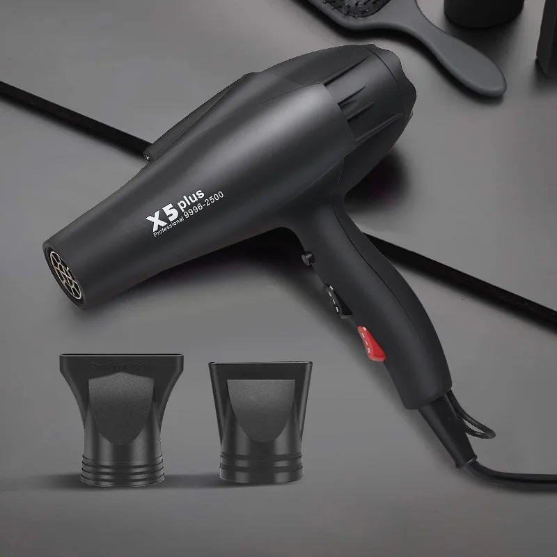 X5/X6 Plus Negative Ion Hair Dryer 2400W High Power Strong Wind Speed Drier Home Electric Hair Dryer Gift Box Packaging 250513