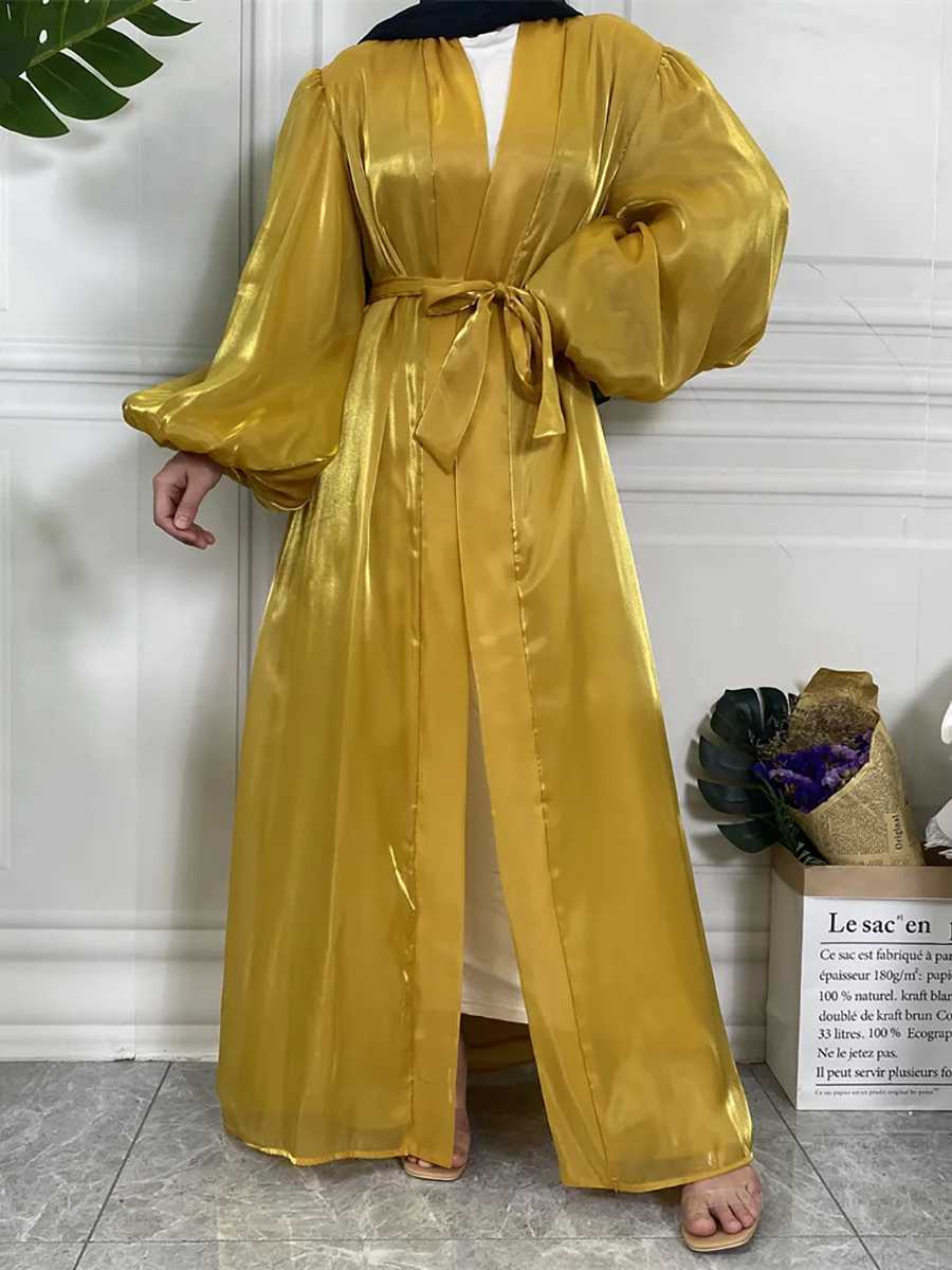 Modest Abaya Ramadan Dubai Robe Femme Musulmane Turkey Kaftan Islamic Clothing Muslim For Women Kimono Caftan Marocain Cardigan X2505141