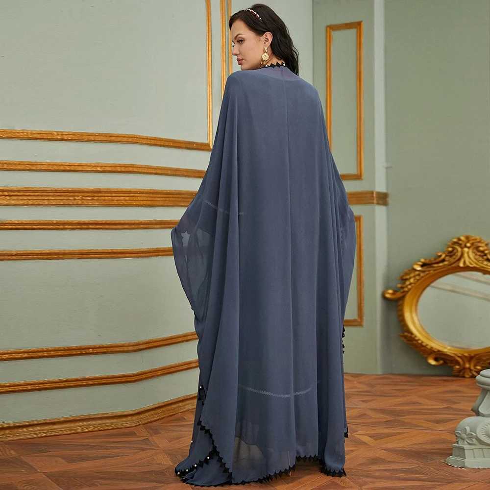 Kaftan Dubai Abaya Kimono Cardigan Hijab Muslim Dress Saudi Arabic Turkish Dresses Abayas For Women Robe Femme Islam Clothing X250514