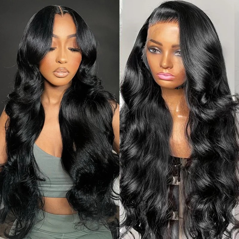 250% 40 46 30Inch 13x6 HD Body Wave Lace Front Human Hair Wigs Brazilian Lace Frontal Wig Glueless Wigs Synthetic Front wigs Human Hair Ready To Wear